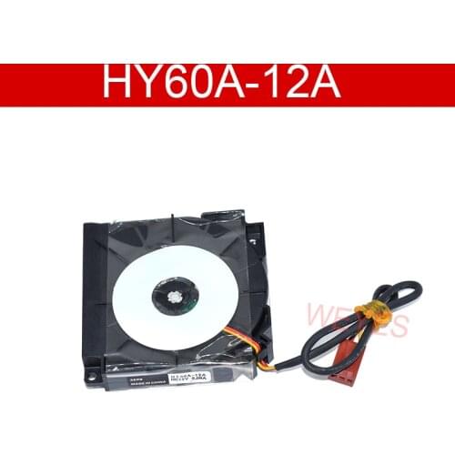 Genuine For 6013 0.09A HY60A-12A 60*60*13MM DC12V Three Wires Blower Fan