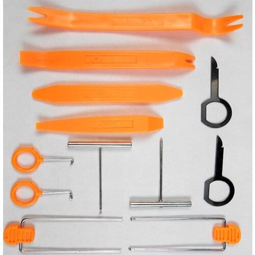 Professional kit Including 12 Distinctive Tools for Car Audio Stereo Removal and Installation
