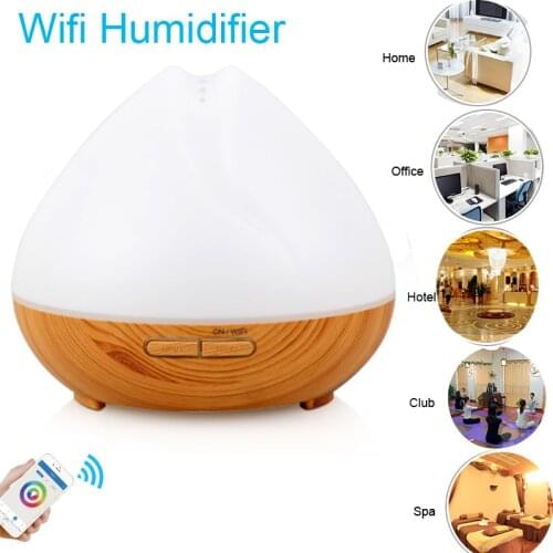 Wifi Control Fragrance Air Humidifier Ultrasonic Aromatherapy Smart Aroma Diffuser Essential Oil 400ML Mist Maker Humidifier