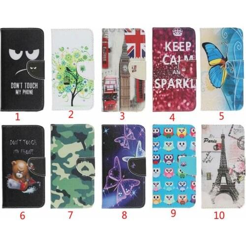 10Pcs/Lot Printed Pattern Flip Wallet Phone Case For Huawei Honor 9X Lite P Smart S Pro Y8P Y6P Y5P Y7P P40 Lite E TPU in inner