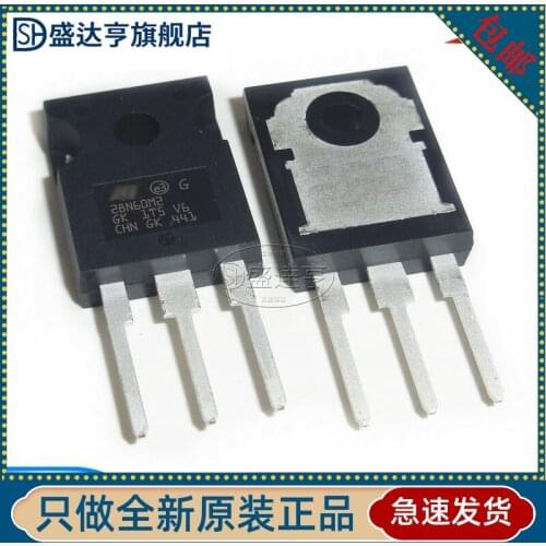 10Pcs/Lot STW28N60M2 28N60M2 22A 600V TO247 High Power direct insertion field effect transistor