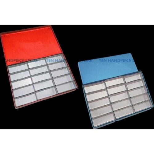2019 good quality 1 piece 15 grid bur Disinfection box Needle enlargement needle tip paper tip placement box