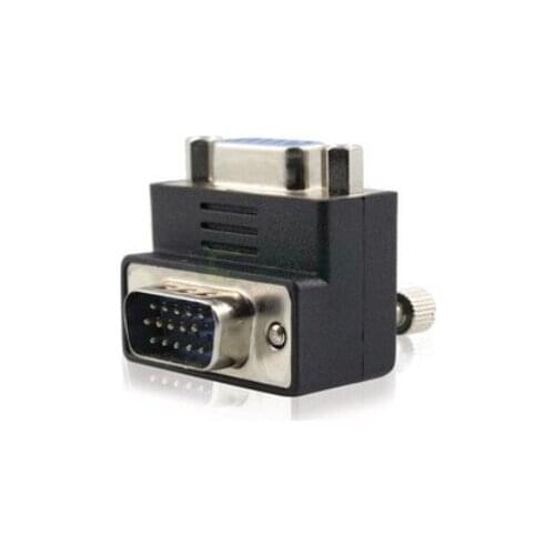 90-degree angle to the VGA adapter VGA male female 90-degree right-angle adapter VGA VGA 90