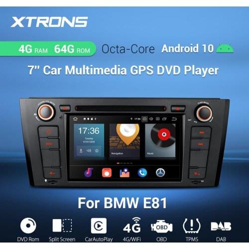 7" Octa-Core CPU Android 10.0 OS Car DVD Multimedia GPS Radio System Player for BMW E81 2007-2012 E82 2007-2013 E88 2007-2014