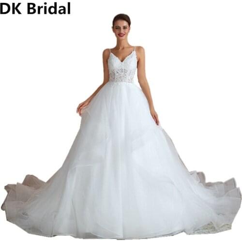 DK Bridal V-neck Wedding Dresses