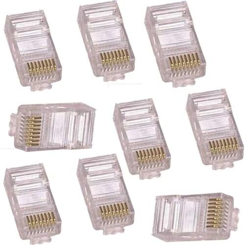 RJ45 CAT5/CAT6 END 8 P8C ELEKTROMER (100LÜK PACKAGE)