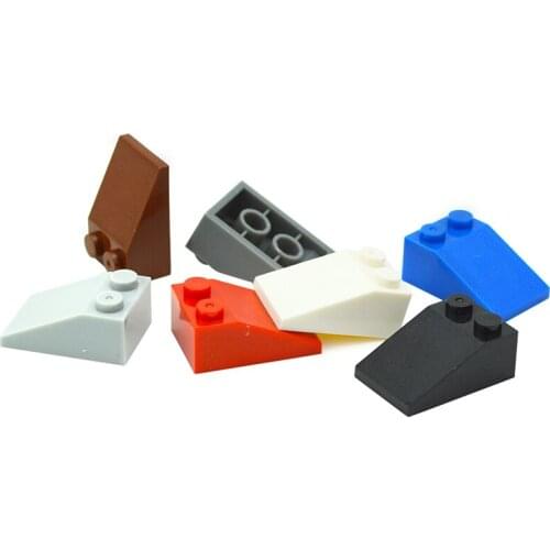 Building Blocks MOC Parts Slope 33 3x2 Slope Roof Bricks DIY Accessories Assembles Particles Compatible with 3298 Toys for Kids