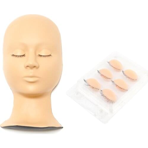 New Eye Facial Makeup Practice Training removable eyes Mannequin Head Makeup Practice Model Fake Mannequin Training Head Model