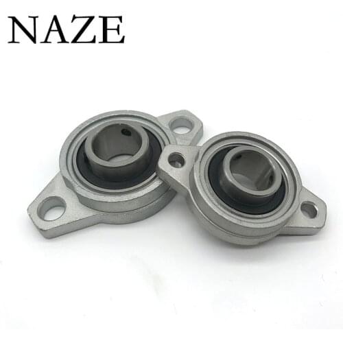 NAZE 2pcs KFL003 17mm Miniature Zinc Alloy Insert Linear Bearing Shaft Support CNC Part Mechanical Shaft Diamond Seat