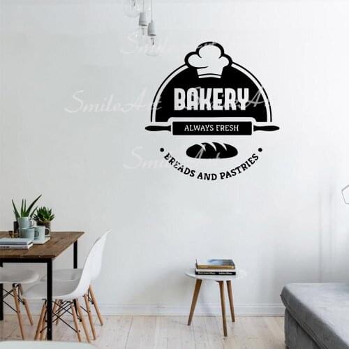 Cartoon Style Bakery Wall Stickers Modern Fashion Wall Sticker For Kids Rooms Decoration Wall Stickers Waterproof Wallpaper