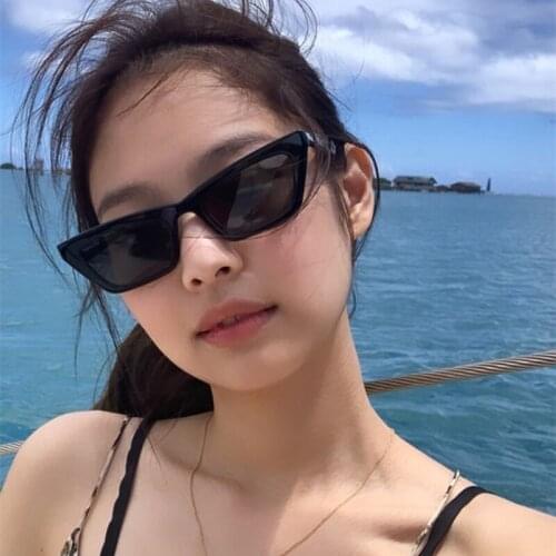 New Cat Eye Women Men Sunglasses White Silver Tan Gray Lens UV400 Eye Protection Girl Sexy Ladies Fashion Square Outdoor Eyewear