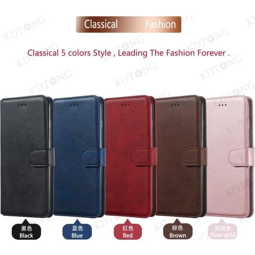 Original Luxury Flip Leather Phone Case For VIVO Y97 Y95 Y93 Y91 Y91i Y91C Y90 Y83 Y81 Y70 Y70S Business Solid Color Cover Shell