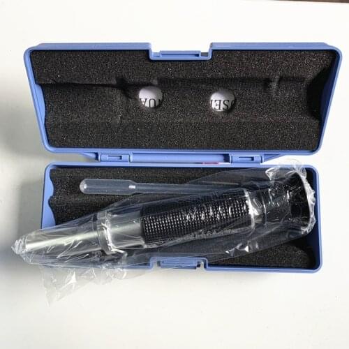 Portable Refractometer Aquarium Salinity 0-10% Refractometer Salt Tester RHS-10ATC with Box
