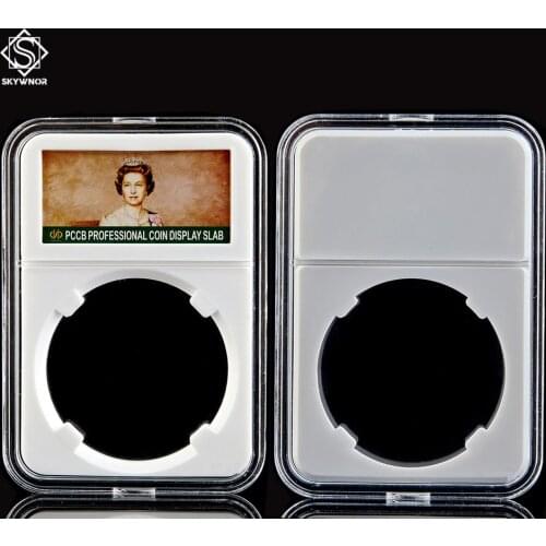 10PCS Queen Transparent PVC Coin Holder Coin Collecting Box Case for Coins Storage Capsules Protection Boxes Container 31-41mm