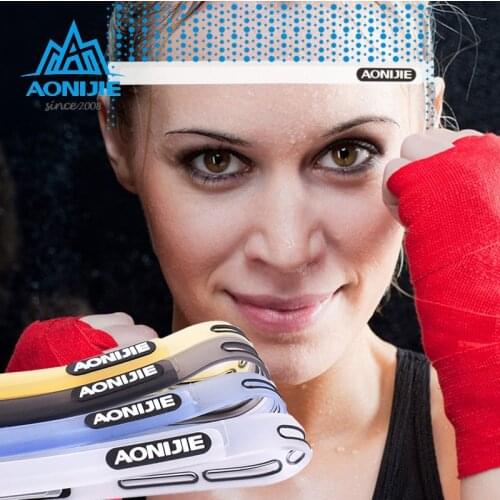 AONIJIE E4053 Adjustable Silicone Sports Headband Sweatband For Running Cycling Yoga Jogging Basketball Fitness Gym Marathon