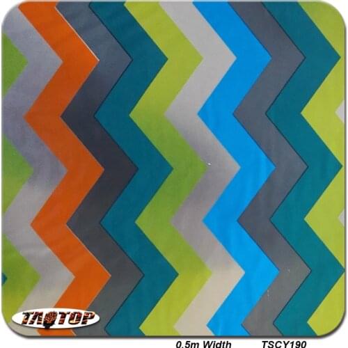 TATY190 0.5m 10m New Colorful Pattern Liquid Image Film Hydrographic Film Water Transfer Printing Film