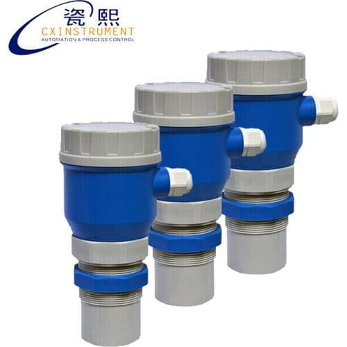 Ultrasonic Level Indicator with 5 meter measuring range and two wires 4~20mA Output LCD display water Level Indicator