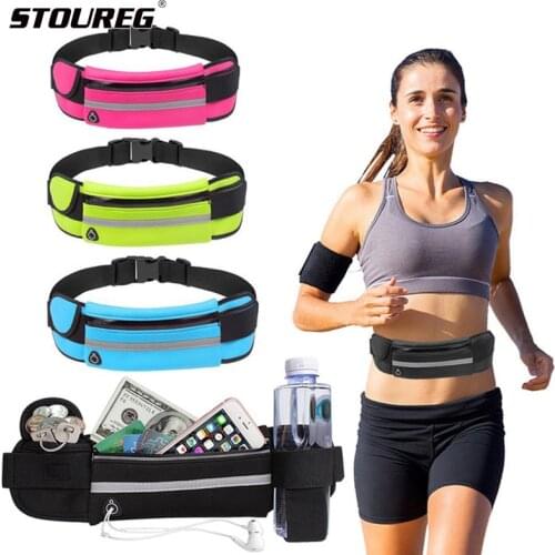 Waterproof Running Waist Bag Jogging Sports Waist Pack Phone Holder Belt Bag Women Men Fitness Gym Sport Accessories Bag
