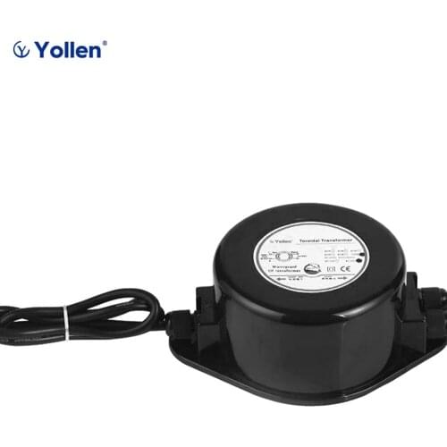 IP67 WATERPROOF 40W 50W 60W Toroidal POWER TRANSFORMER VOLTAGE OEM SUPPORT AC220V to 12v/24v Outdoor project LED light in water