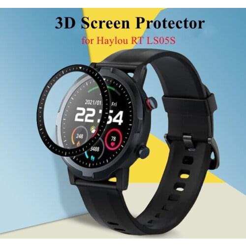 Soft Fibre Glass Protective Film for Xiaomi Youpin Haylou RT LS05S Smartwatch Full Coverage Screen Protector for Haylou RT LS05S