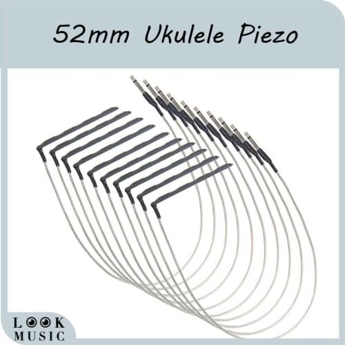 10Pcs Black Pickup Under-Saddle Passive Piezo Film Pickup For Soprano Concert Tenor Ukulele Guitarra Accessories