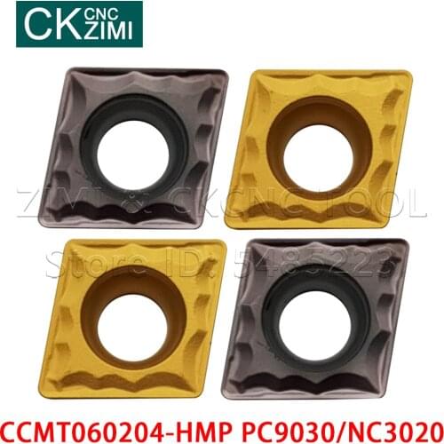 CCMT060204-HMP PC9030 NC3020 Carbide Inserts External Turning Lathe Tools wood turning CCMT 060204 For Stainless Steel and Steel