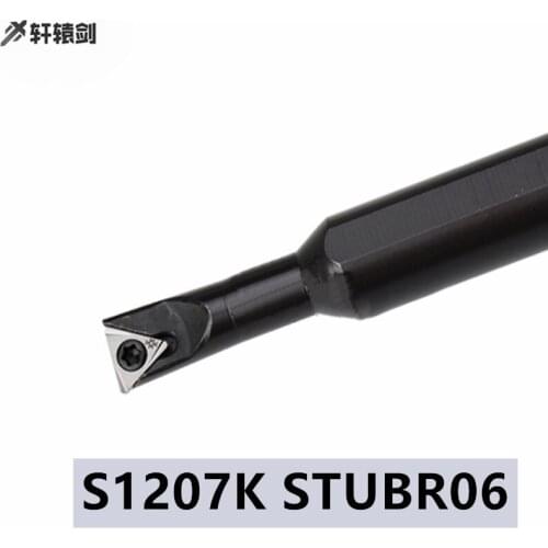 1PC S1207K STUBR06 STUBL06 For Tool Holder Lathe CNC Shank Turning Tool Drill Pipe Carbide Insert TBGT