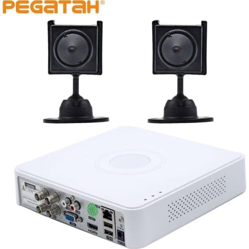 HD 5MP DVR 4Channel CCTV AHD DVR Hybrid DVR 5in1 Video Recorder with 960P MINI Security camera with OSD menu and 5-Axis bracket