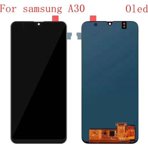 Oled For samsung A30 SM-A305FN/DS A305 SM-A305FM/DS screen digitizer touch glass full set