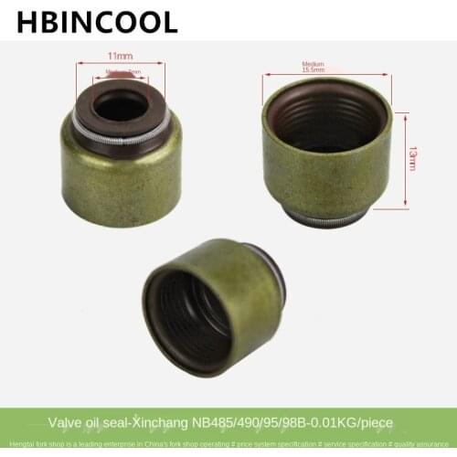 Original Forklift truck accessories Valve oil seal 490B-03008-FY for Xinchang 490/495/498B Forklift, A set of 8 total price
