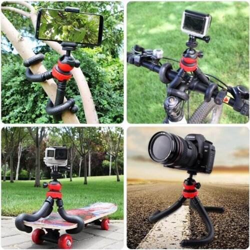 Portable Tripod Flexible Octopus Travel Mini Mobile Phone Tripod Bracket Monopod Selfie Stick For iPhone DSLR Camera Gopro