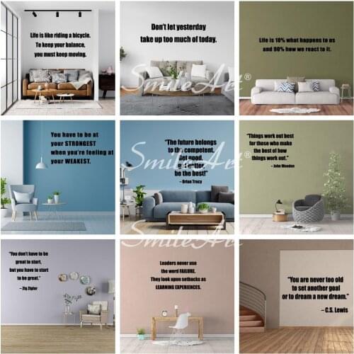 Drop Shipping Quote Wall Decal Living Room Removable Mural For Living Room Kids Room Decoration Accessories Murals