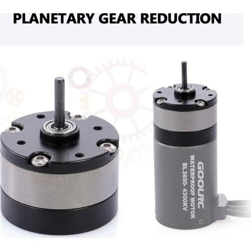 RC Crawler 1/3 Planetary Gear Reduction Unit for 540 Motor RC Car Metal Gear box