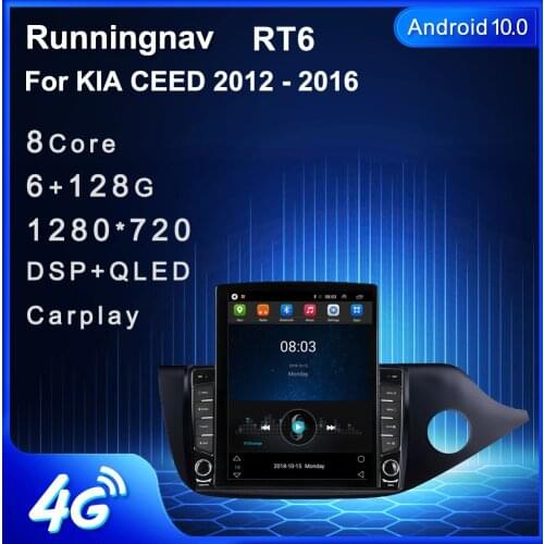 Runningnav For KIA CEED 2012 2013 2014 2015 2016 Tesla Type Android Car Radio Multimedia Video Player Navigation GPS