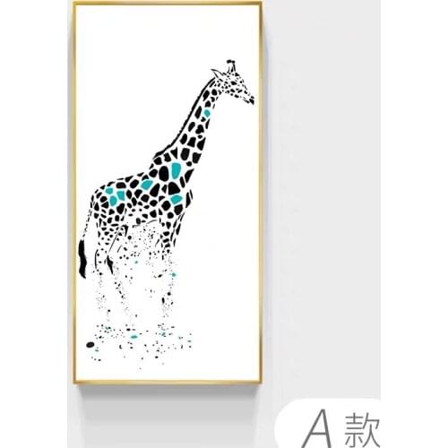 Modern Abstract Oil Painting Print on Canvas Animal Giraff Print Picture Canvas Painting Wall Art Picture Painting for HomeDecor