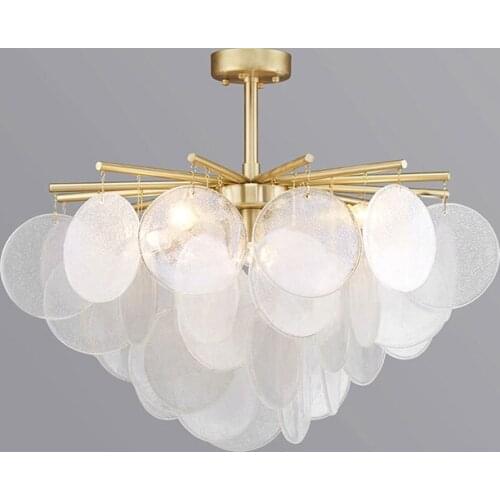 Post-modern LED luxury living room bedroom glass chandelier home decor villa dining room chandeliers ceiling indoor lighting
