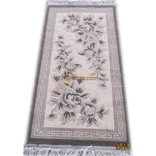 Traditional Savonnerie Inspired Large Floral Antique French Savonnerie Carpet Plush Wool French Savonnerie Hand Made Rug Carpet