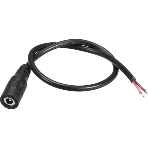 Uxcell 10pcs DC Power 4.0mm x 1.7mm 3A 22AWG 30cm Female Plug Connector Pigtail