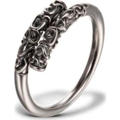 Womans Ring Scarf Hat Accessories Retro Pattern Rings For Man Wedding Couple High Quality Jewelry Gifts