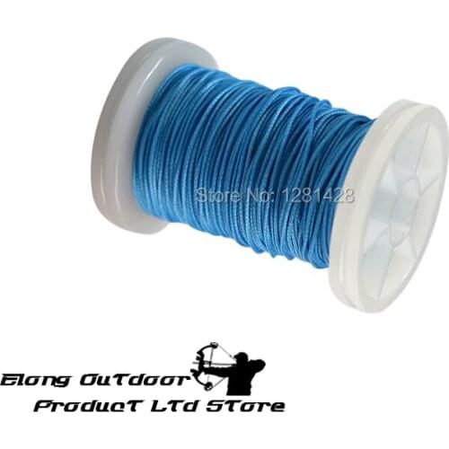 1X Bow String Serving Thread Material 30 Meter 0.018" Thickness Blue Color For Various Bow Archery Free Shipping