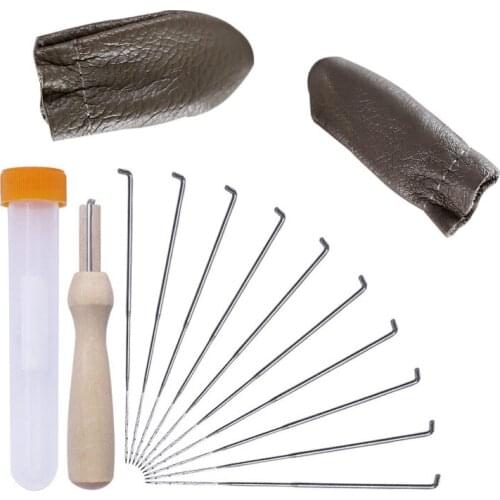 10PCS Felting Needles Kits Wool Felting DIY Supplies PIN Felting Needle Tool Set with 10 Felting Needles with Clear Bottle