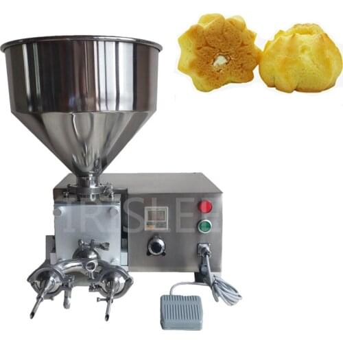 2020 New Stainless steel Jam Filler Puff Filling Machine/cream inject bread filler machine