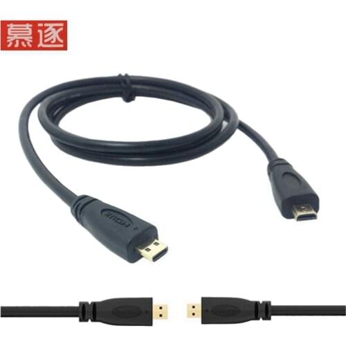 30cm-1M D typ micro HDMI-kompatibel stecker auf männliche kurze kabel