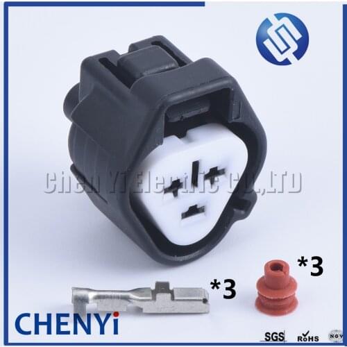 5 sets 3Pin black Female Sumitomo Auto Connector Ignition Coil Plug For Toyota Camry Corolla Honda Accord Civic 6189-0179