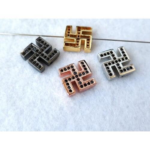 5 Pcs CZ Micro pave charm connectors charm Accessories for Making DIY Bracelet Necklace Jewelry Finding CT548