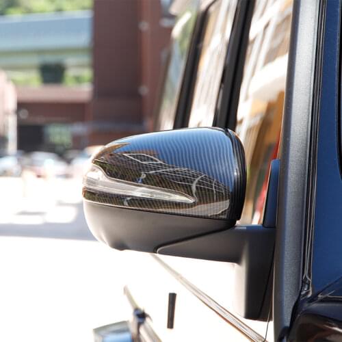 Car Exterior Accessories For Mercedes Benz G Class W463 2019-2020 G350 G400 ABS plastic Side Door Rearview Mirror Cap Cover Trim