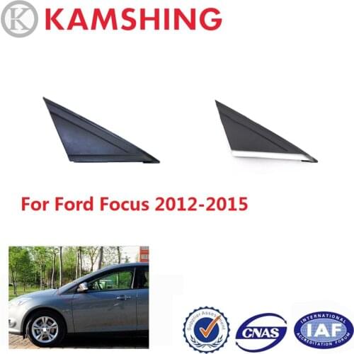 CAPQX For Ford Focus 2012-2015 Front Window Triangle Garnish Plate Car A Pillar Windscreen Side Triangle Decorate Cover Panel