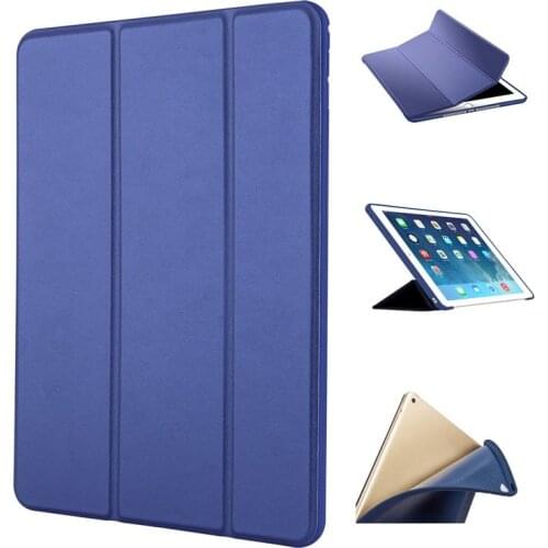 For Apple 2019 New iPad mini 5 Case Silicone Soft Back PU Leather Smart Cover for iPad mini 4 Auto Wake/Sleep Case