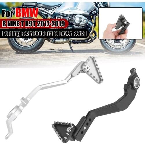 For BMW R nine T RNINET R9T Scrambler 2017 2018 2019 Motorcycle CNC Aluminum Adjustable Folding Rear Foot Brake Lever Pedal 2019