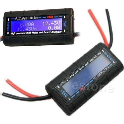 G.T.POWER RC 130A Watt Meter and Power Analyzer High Precision LCD 60V GT-Power